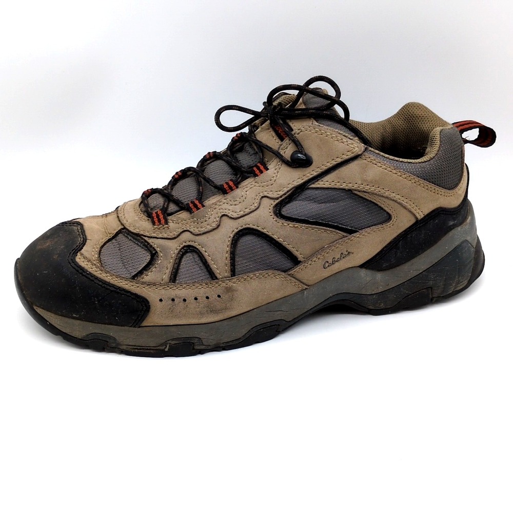 Cabela's Sneakers Mens Grand‎ Mesa Brown 13EE Leather Hiking Shoes 81-2943